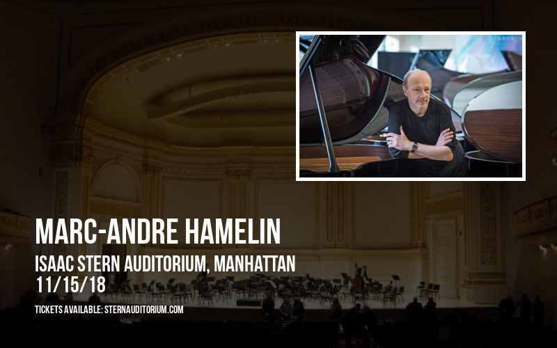 Marc-Andre Hamelin at Isaac Stern Auditorium