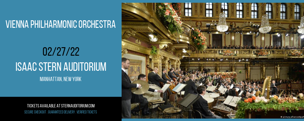 Vienna Philharmonic Orchestra at Isaac Stern Auditorium