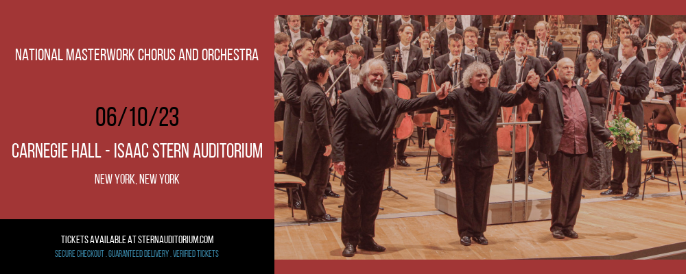 National Masterwork Chorus and Orchestra at Isaac Stern Auditorium