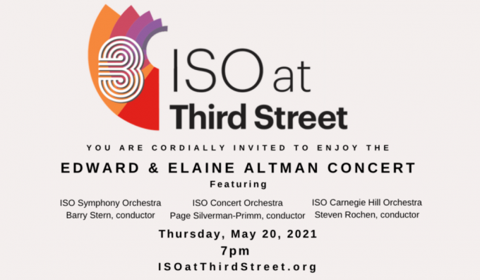 ISO Of New York Spring Concert at Isaac Stern Auditorium