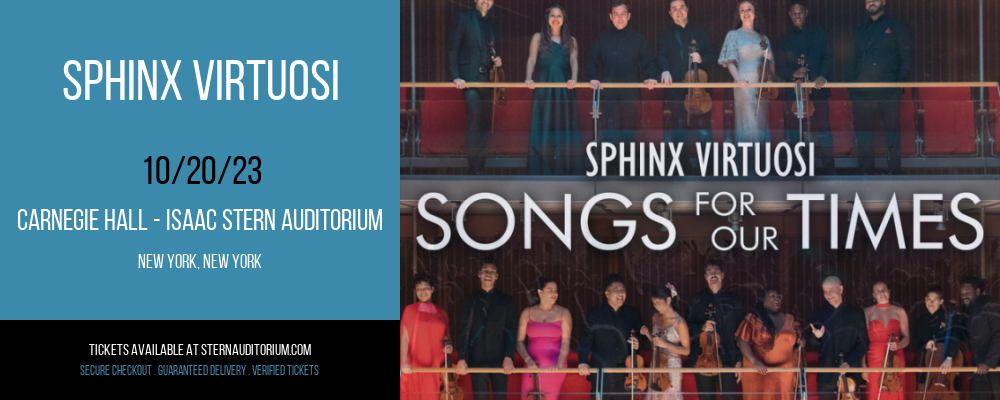 Sphinx Virtuosi at Carnegie Hall - Isaac Stern Auditorium